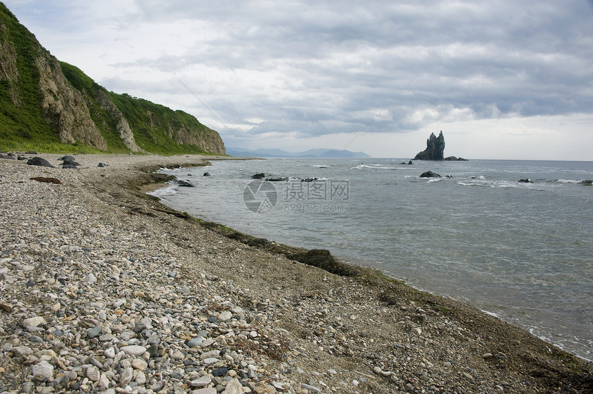 北海岸北部旅行水平海滩海浪悬崖海洋天空海岸线边缘岛屿图片