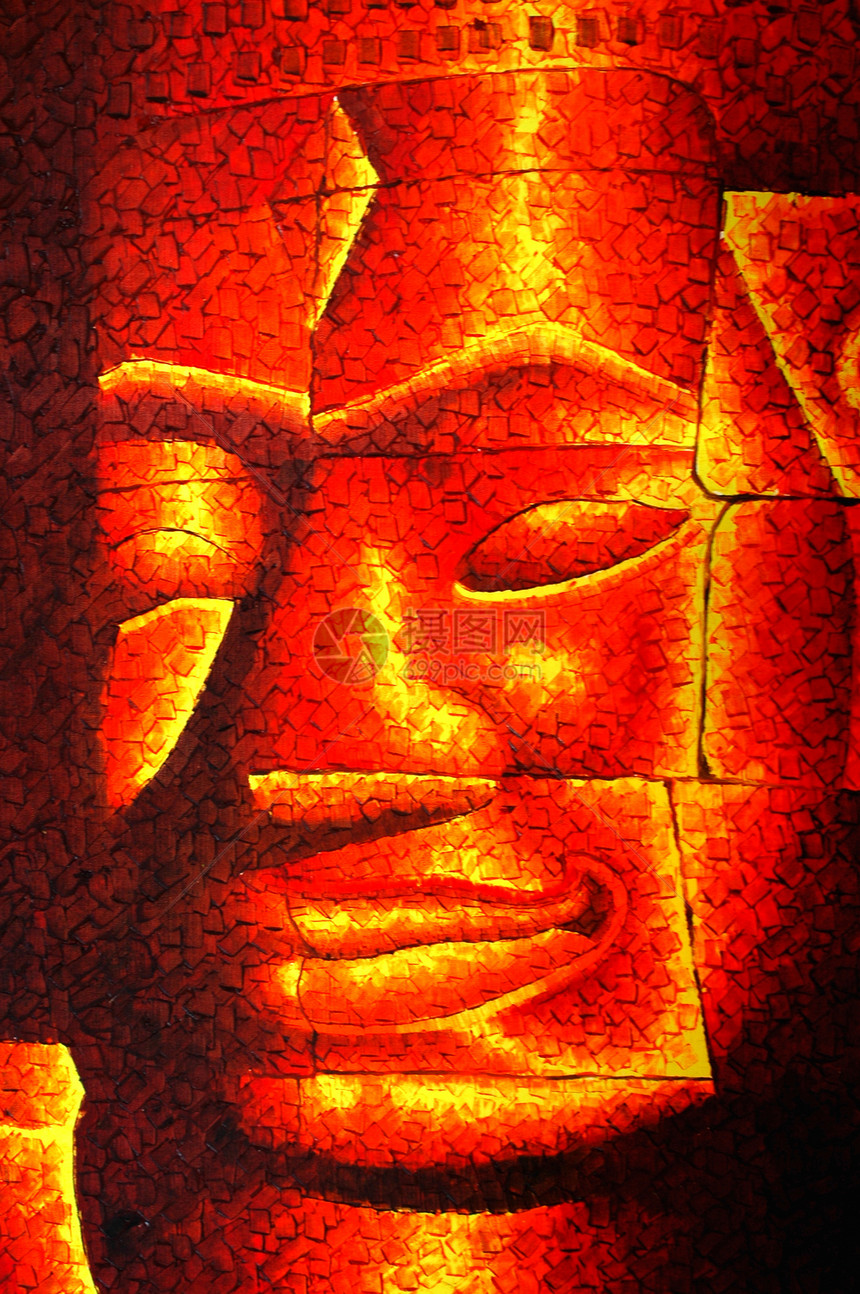 佛雕塑宗教祷告雕像绘画墙纸金子历史文化旅行图片