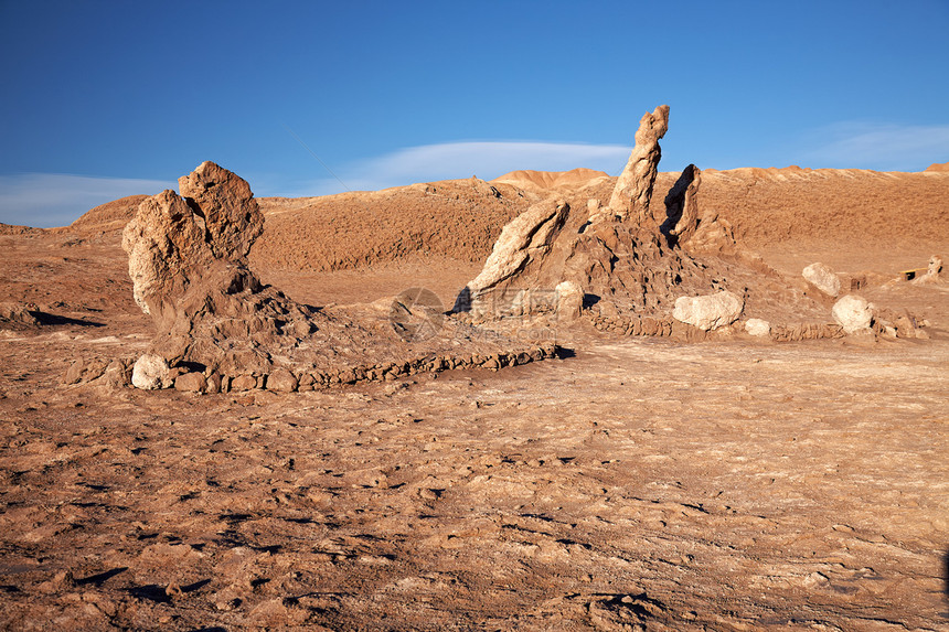 智利阿塔卡马沙漠爬坡死亡月亮山谷地形顶峰马沙漠晴天沙漠火山图片
