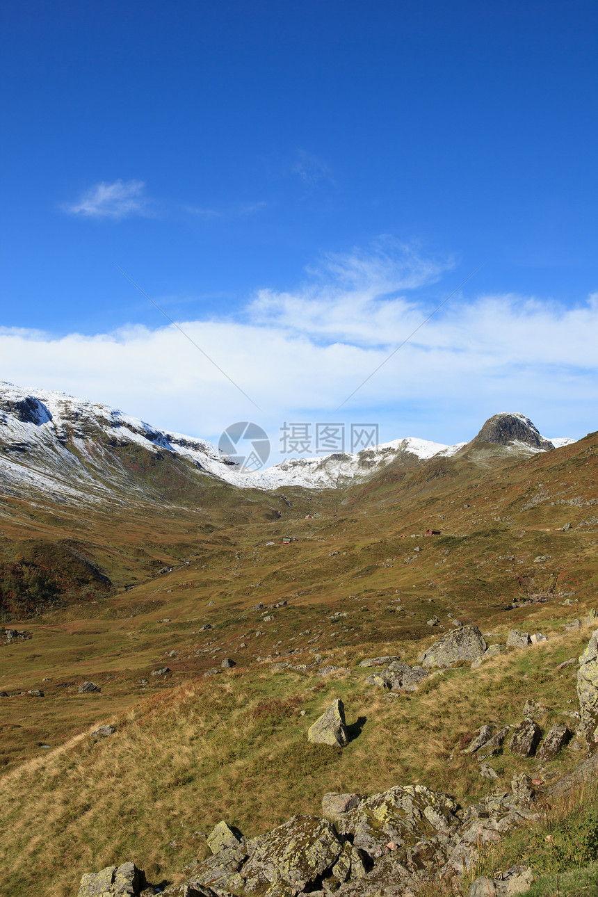 挪威秋秋季风景田园风光旅游游客天空目的地棕色文化图片