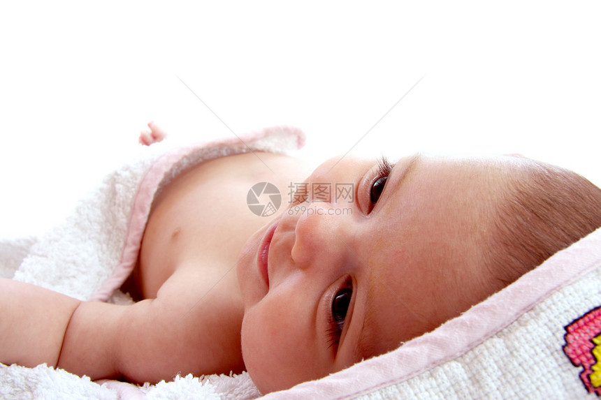 婴孩婴儿新生女孩生活快乐情感皮肤幸福保健童年孩子图片