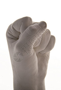 手掌手身体手指拳头塑料豁免石膏雕塑一部分背景图片