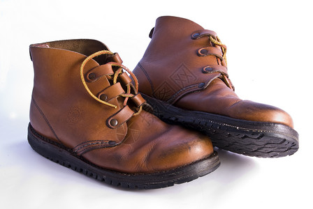 鞋子鞋鞋底皮革屋顶棕色皮鞋背景图片
