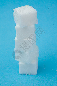 糖堆食物白色糖块糖类立方体背景图片