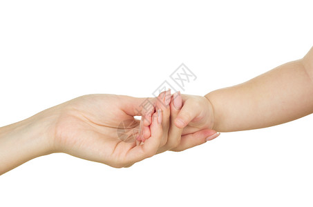 婴儿握着母亲的手男人童年孩子男生女儿安全女性生活女士父母儿子高清图片素材