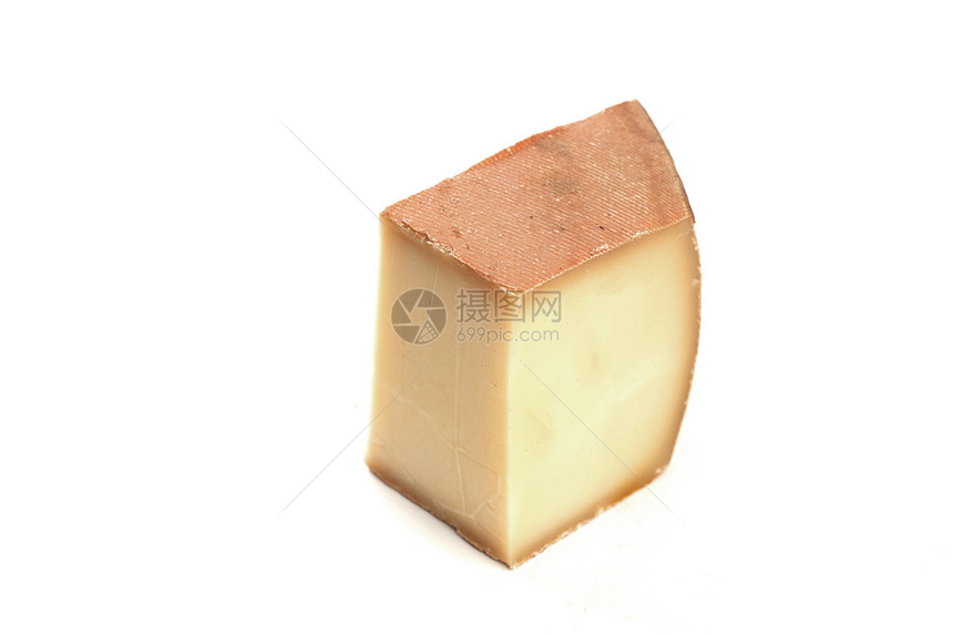 白色背景上孤立的奶酪奶制品小吃工作室产品食物生活早餐烹饪三角形食品图片
