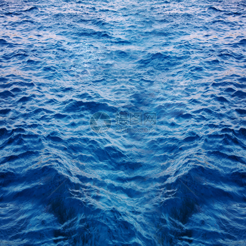 蓝水波涟漪阳光液体水池反射墙纸波纹温泉场景蓝色图片