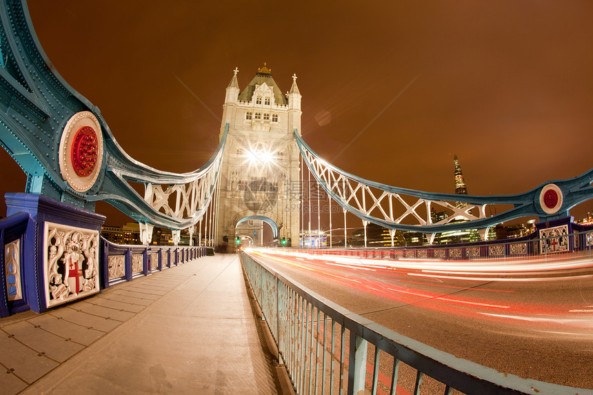 夜间塔桥天空蓝色兴趣旅游英语文化首都国标城市建筑学图片