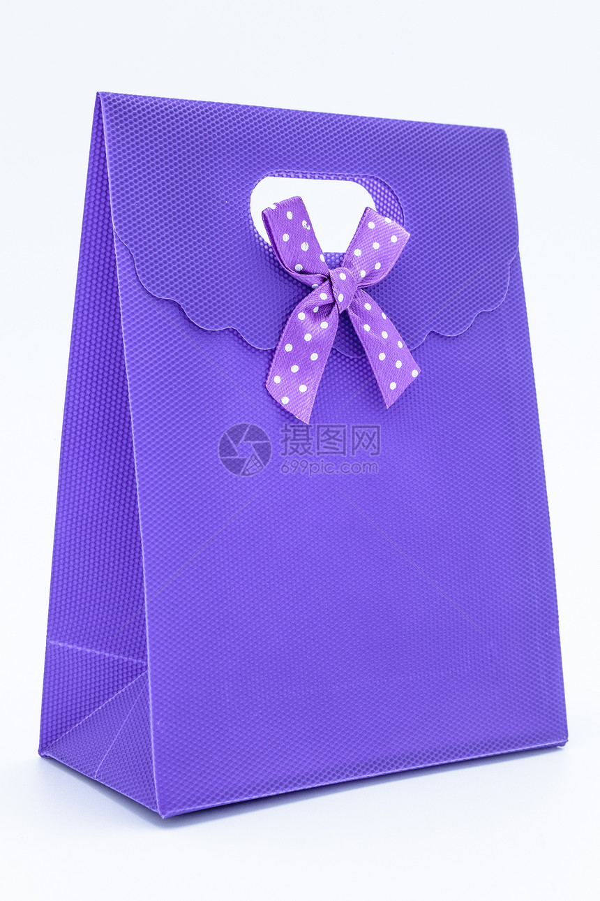 紫色礼品袋图片