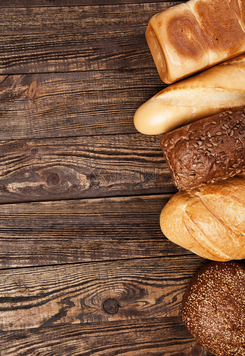 面包分包粮食市场团体农场芝麻早餐包子乡村燕麦脆皮图片