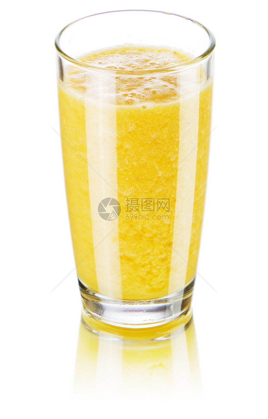 滑冰饮料制片人照片玻璃白色橙子饮食酸奶甜点早餐食物黄色果汁图片