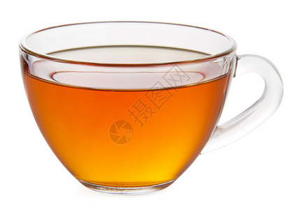 一杯茶玻璃菜肴白色杯子饮料背景图片