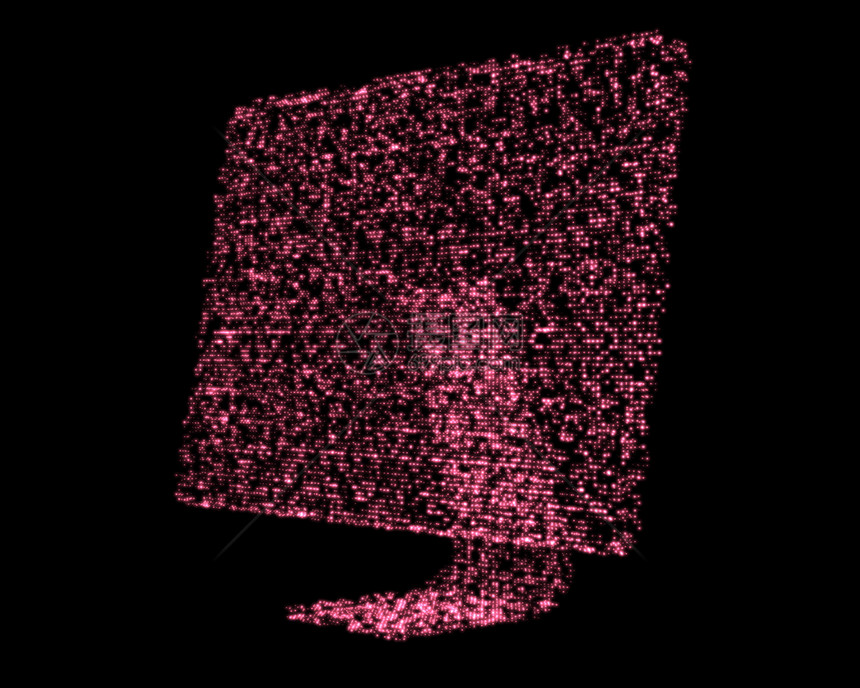 粉色闪闪式计算机屏幕图片
