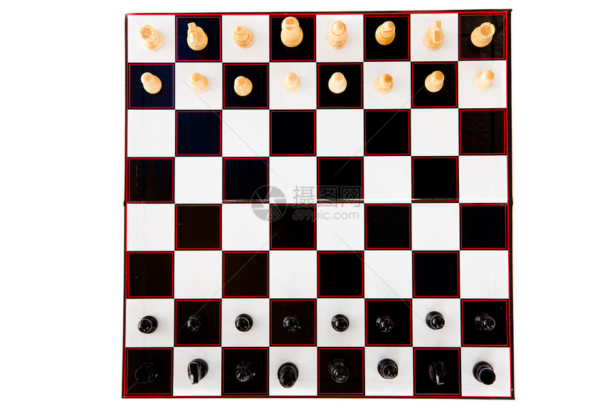 站着的黑白象棋图片