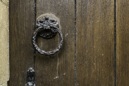 旧铸铁门锁背景图片