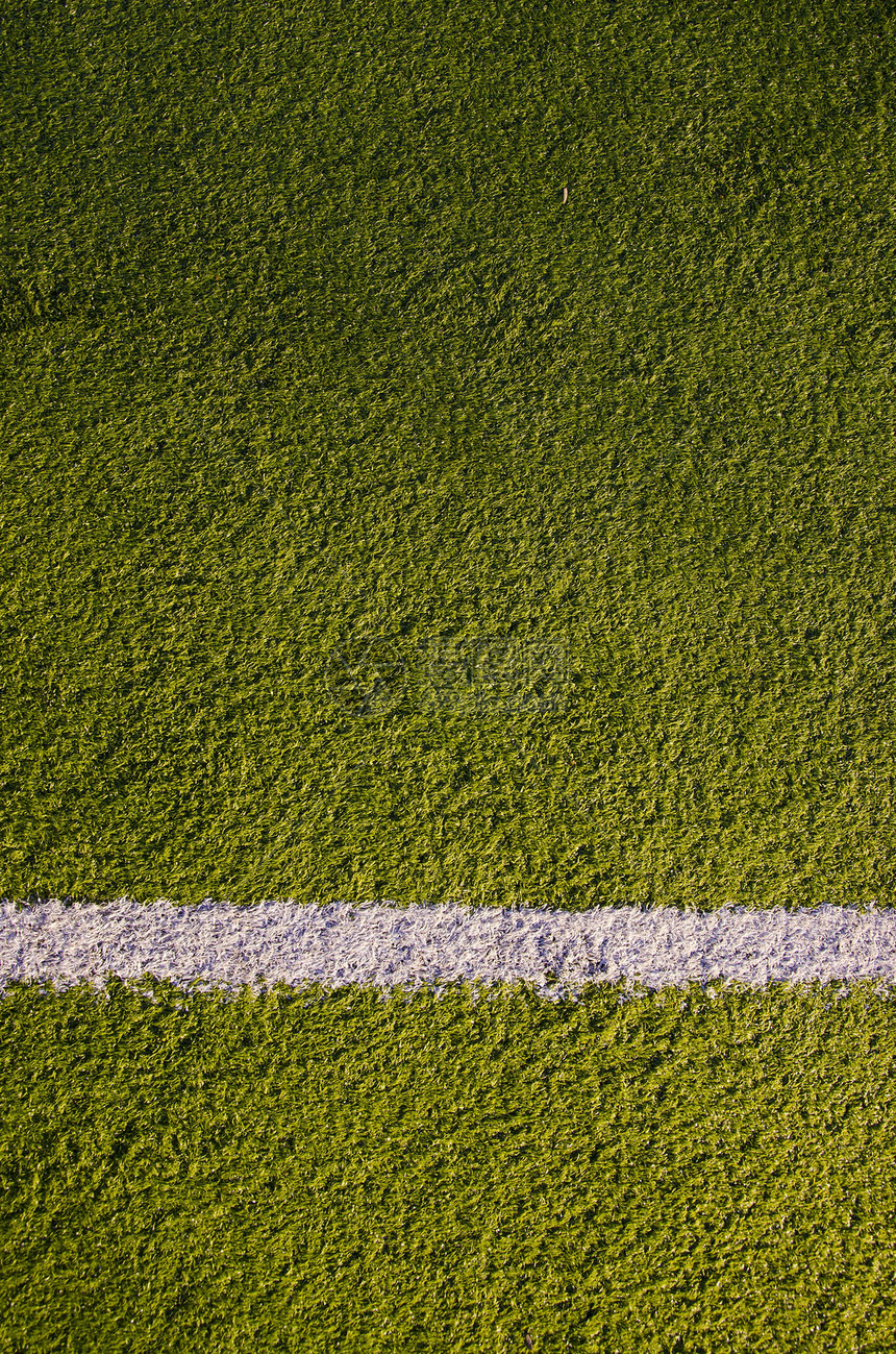 合成运动场地涂层标志线绿色足球竞赛塑料模仿地面草地体育场纤维白色图片