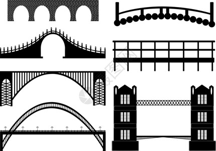 中山老桥桥旅行城市建筑学艺术品旅游棕褐色地标艺术英语插图插画
