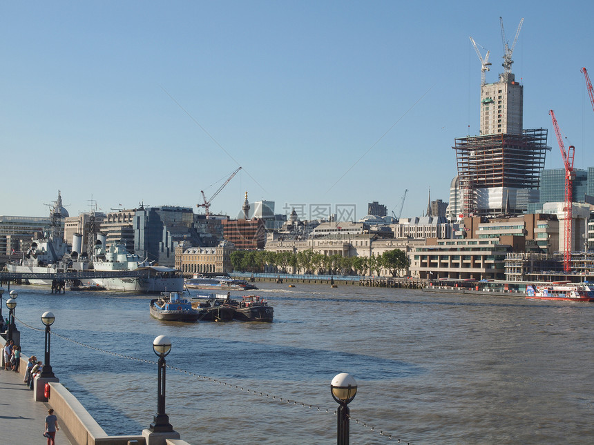 伦敦泰晤士河全景银行联盟王国图片
