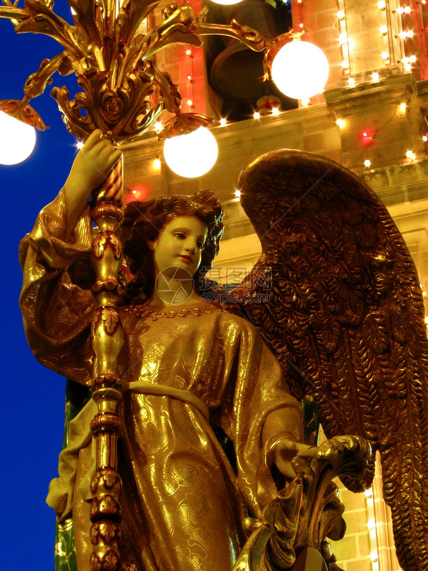 小天使庆典盛宴宗教装饰雕塑雕像信仰图片