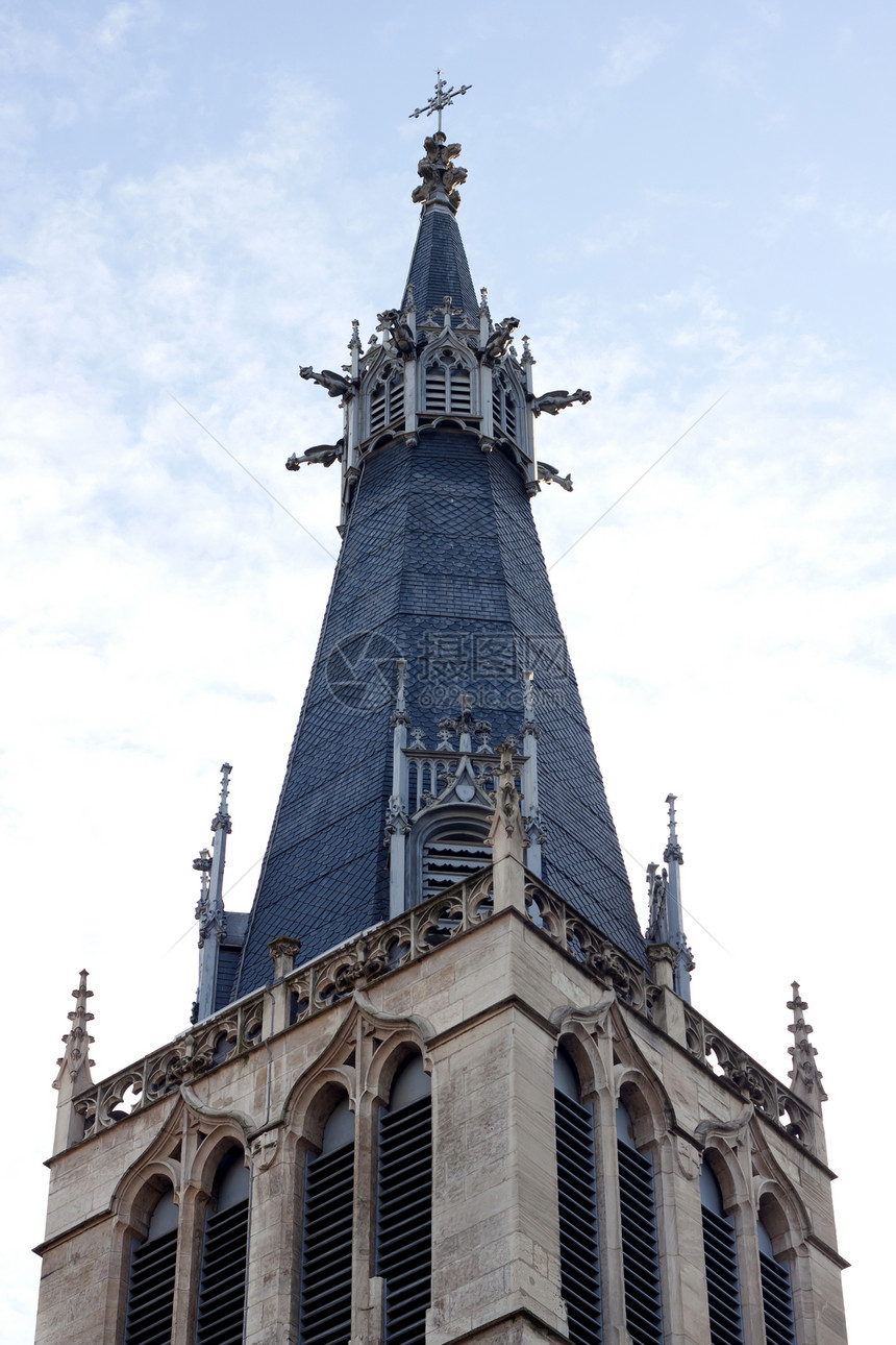 里昂教堂高峰图片