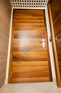 现代内地的门框架锁孔入口白色自由木头出口房子地面房间背景图片