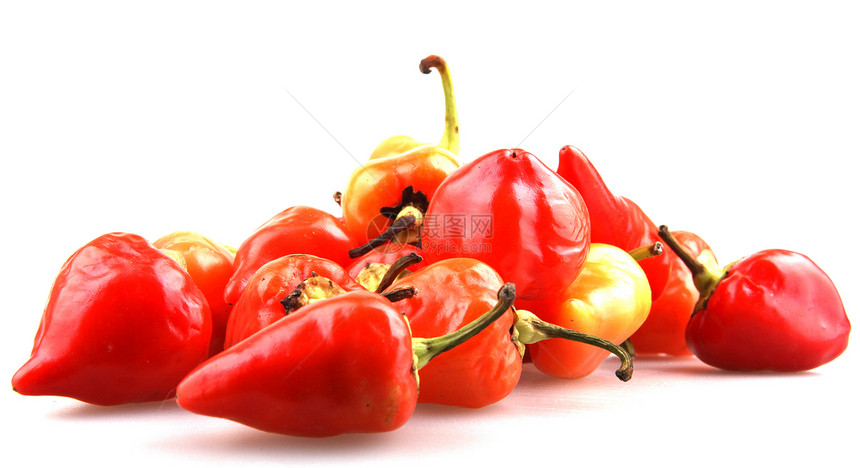 红辣椒绳索厨房食物植物红色胡椒香料美食有机食品蔬菜图片