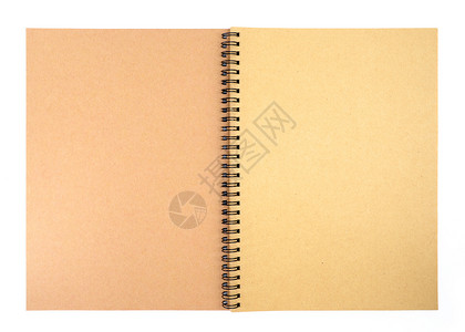回收笔记本记事本棕色纹理效果背景环境空白材料螺旋办公室背景图片