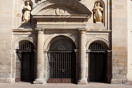 阿拉巴数字西班牙巴斯克州阿拉瓦Vitoria教堂背景