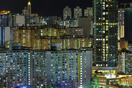 香港人口拥挤的城市蓝色摩天大楼反射地标旅游天空建造景观建筑办公室天际线高清图片素材