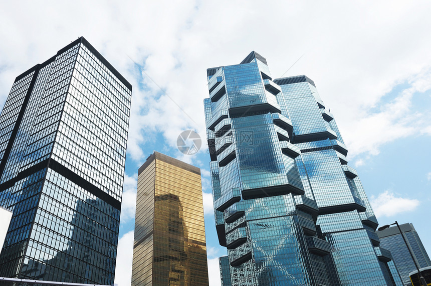 香港市风景摩天大楼天际城市场景街道景观旅行建筑天空建筑学图片