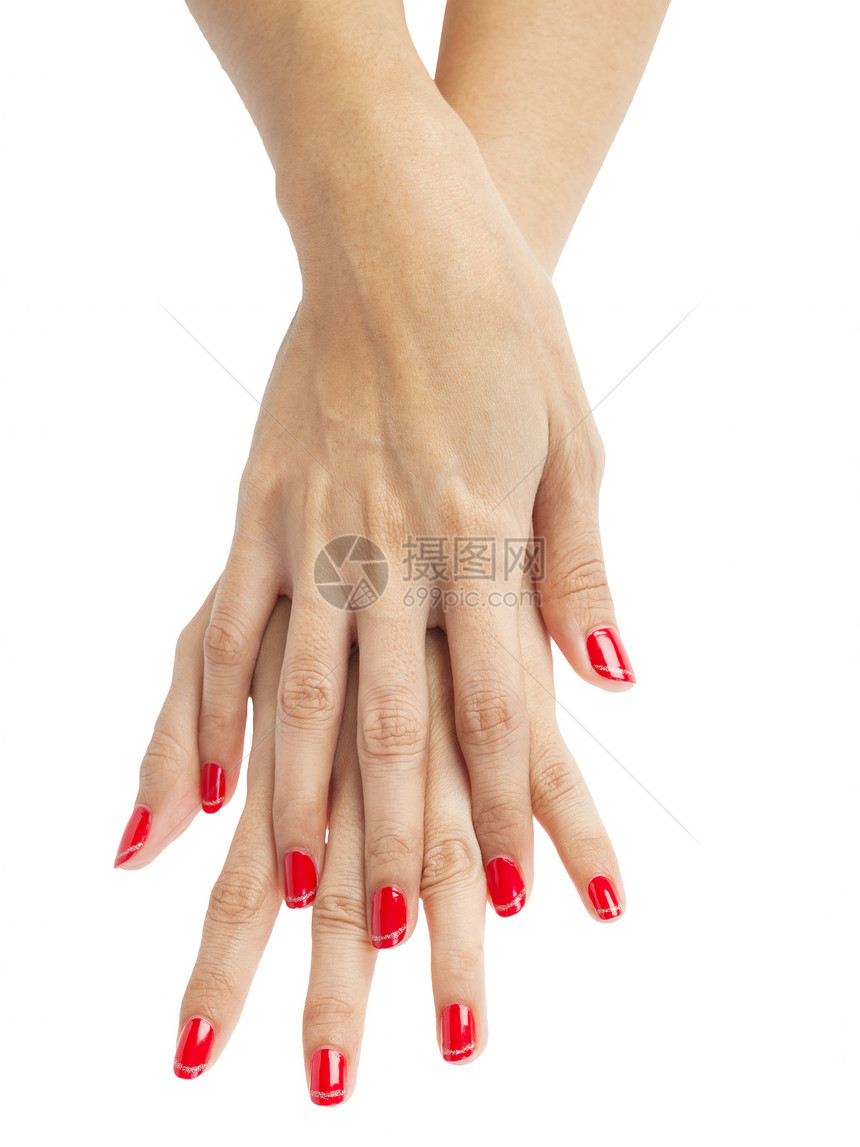 妇女用指甲修指甲的手卫生女性身体绘画皮肤美甲化妆品抛光治疗护理图片