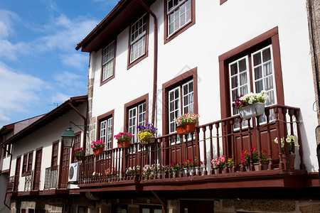 葡萄牙Guimaraes的房屋高清图片