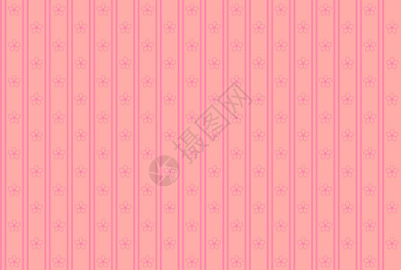 带鲜花的无缝模式植物季节粉色装饰品庆典明信片背景图片