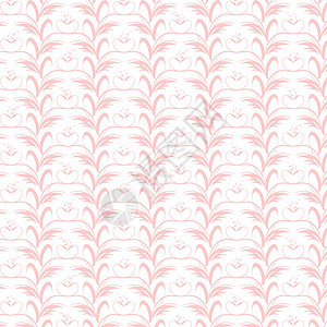 无缝裁缝花类模式织物装饰粉色风格材料墙纸美丽白色圆形裙子背景图片