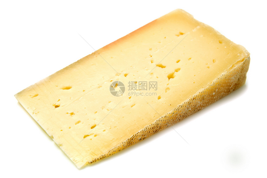 在白色背景上孤立的奶酪早餐奶制品牛奶磨碎食品三角形商品黄色小吃美食图片