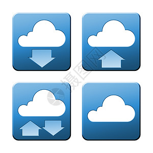 乌云信号天气插图托管商业网络框架收藏计算贴纸下载天空高清图片素材