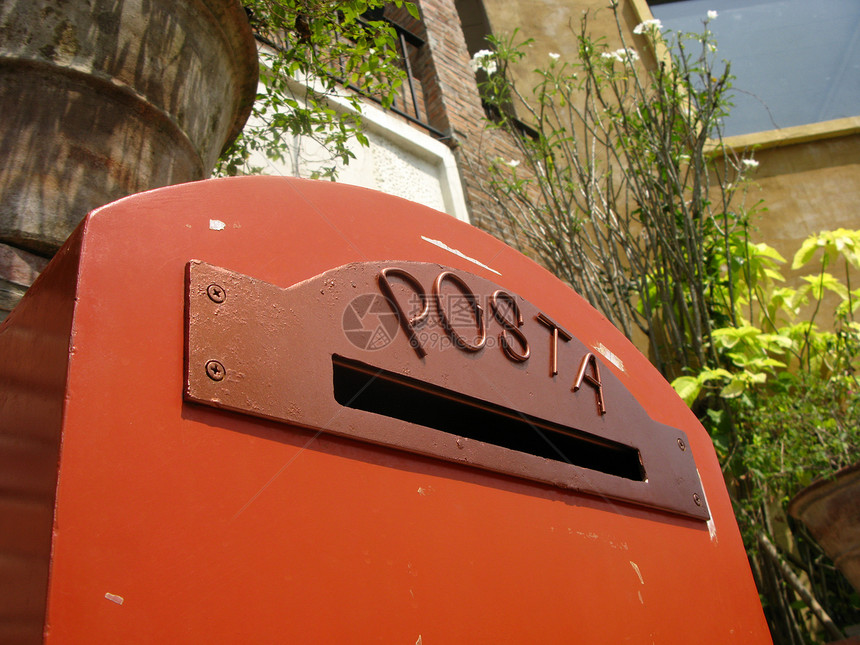 红色邮箱信箱服务盒子邮资送货邮政商业邮件办公室金属图片