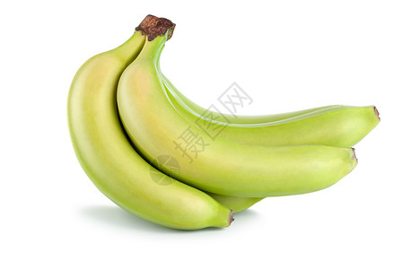绿香蕉健康饮食生活方式水果绿色食物小吃背景图片