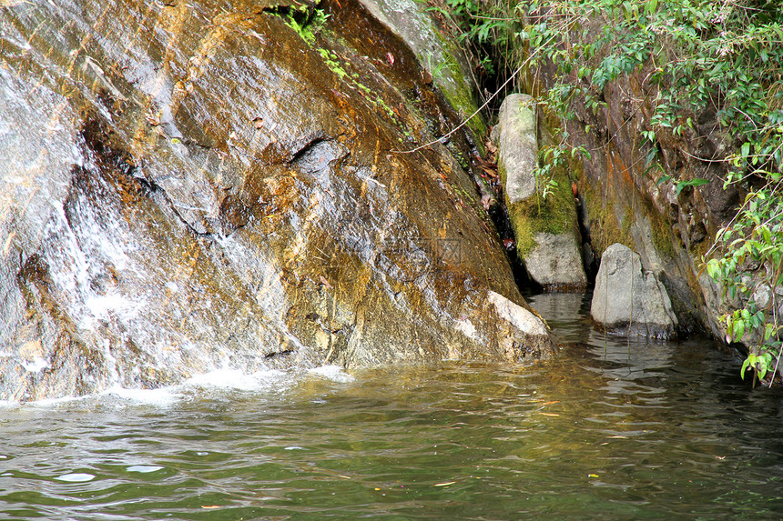 瀑布风景摄影岩石荒野旅游飞溅溪流目的地图片