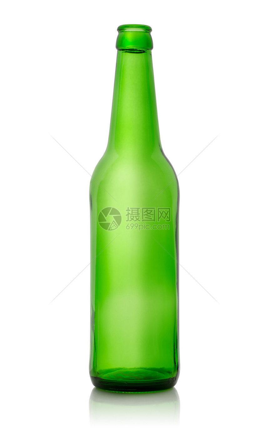 绿色空瓶玻璃酒精小路啤酒对象啤酒瓶图片