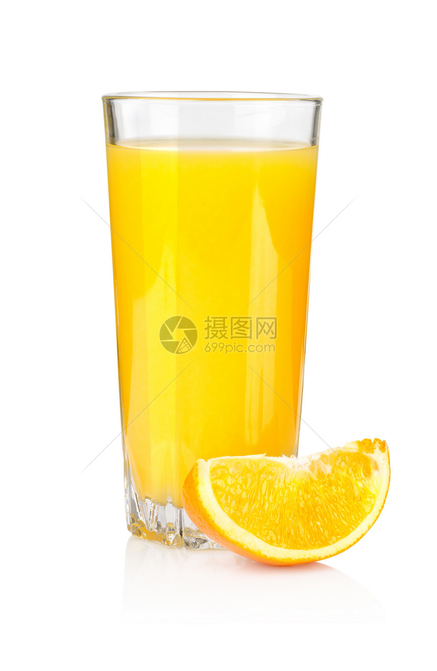果汁和橙影棚水果玻璃色彩杯子健康饮食摄影橙子食物橙汁图片