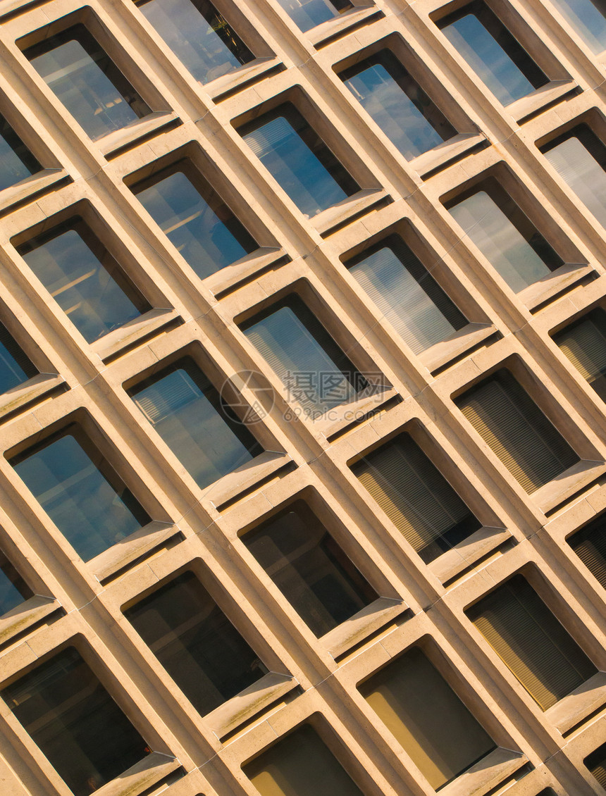 现代建筑窗户商业公司办公室工作镜子城市天空正方形摩天大楼图片