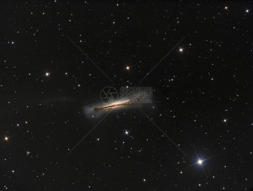 NGC3628的一部分图片