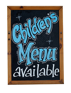 餐厅标志儿童菜单可用标志艺术黑板饭馆蓝色餐厅写作黑色咖啡店饮食晚餐背景