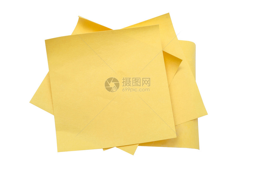 黄色备忘录文件办公室补给品邮政软垫木板笔记纸商业空白白色记事本图片