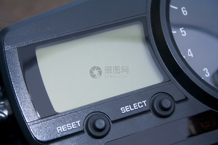液晶显示器速度金属屏幕数字控制摩托车自行车塑料按钮黑色图片