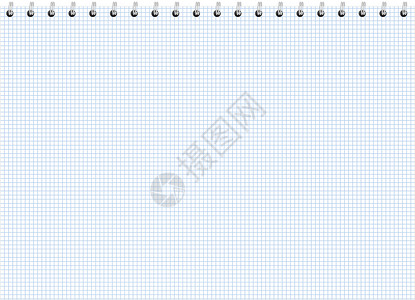 练习书白色正方形空白折页学校戒指活页笔记本蓝色字帖背景图片
