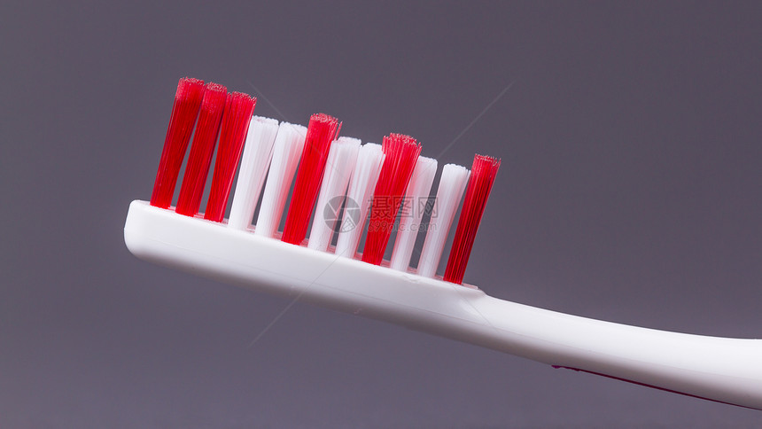 粉红色牙刷塑料牙膏牙医保健凝胶微笑洗手间卫生宏观药品图片
