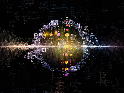 化学文摘社科学设计墙纸公式插图海浪原子粒子实验室作品背景图片