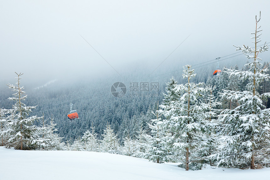 塔特拉斯的滑雪电梯图片